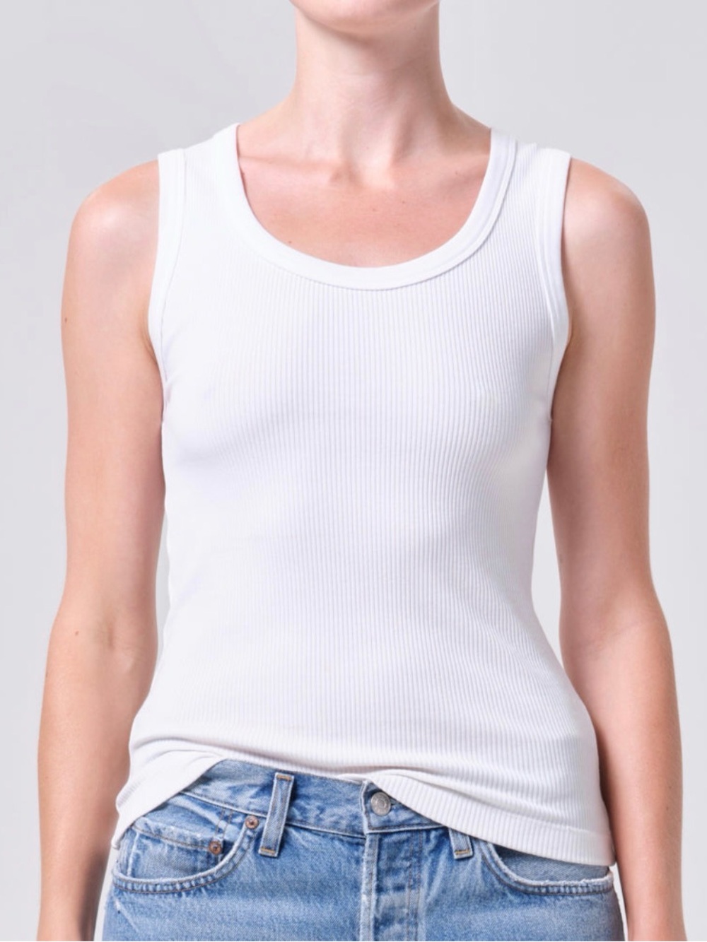 Agolde Poppy Scoopneck Rib Tank